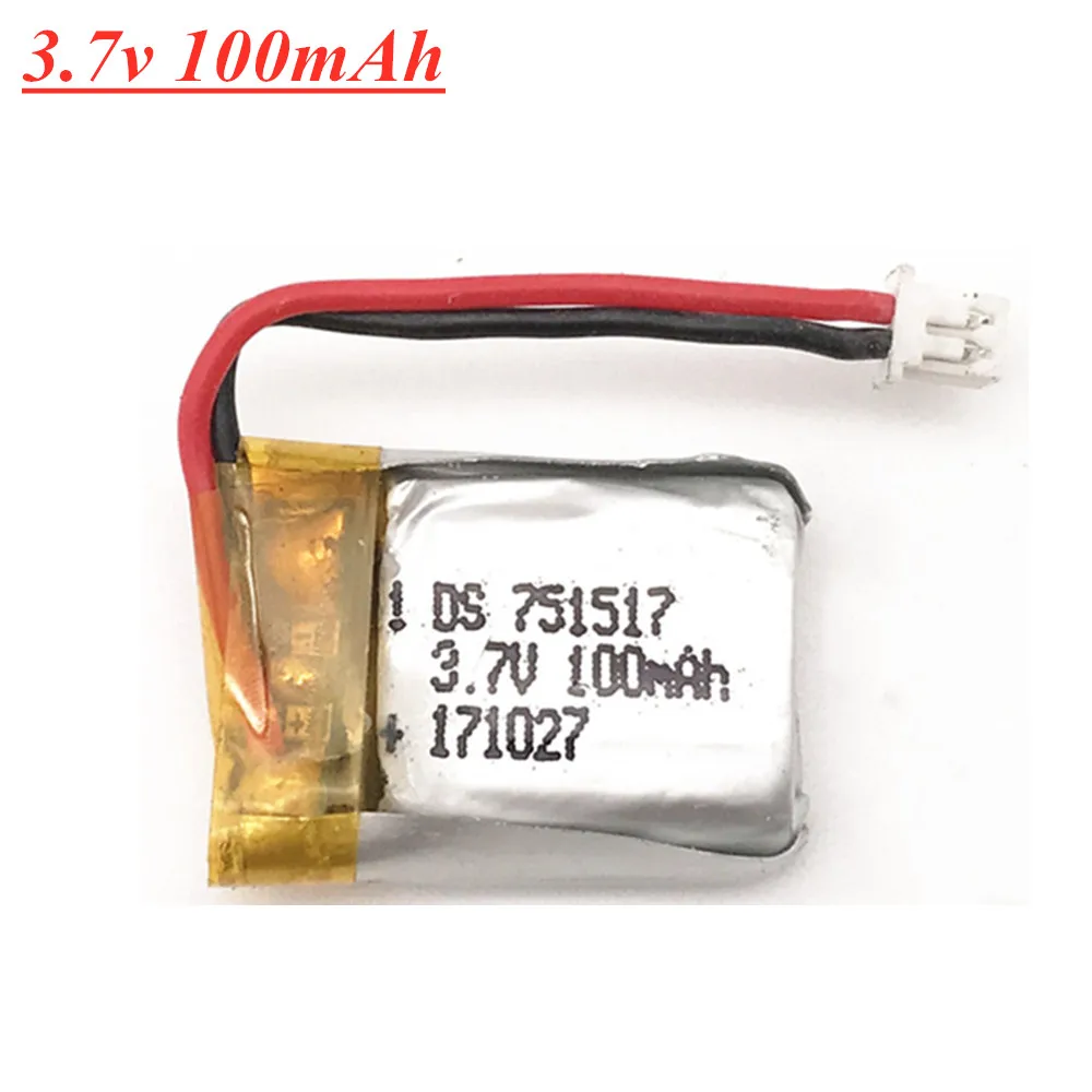 3.7V 100mAh Lipo Battery For CX12 JJ820 V646 V676 JJ810 RC Quadcopter Spare Parts