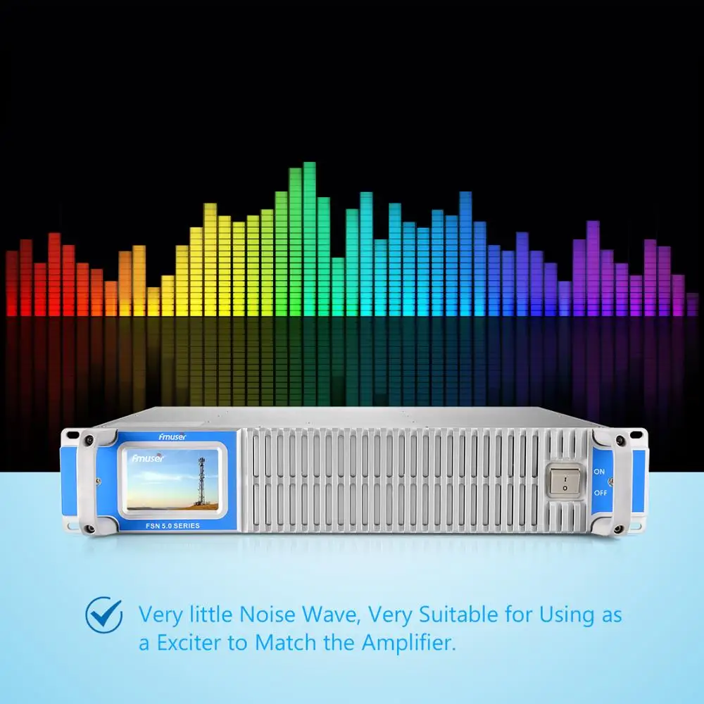 

FMT5.0 300W 350w FSN-300 Professional FM Broadcast Radio Transmitter 87.5-108 MHz With Screen touch XLR RCA Audio Input