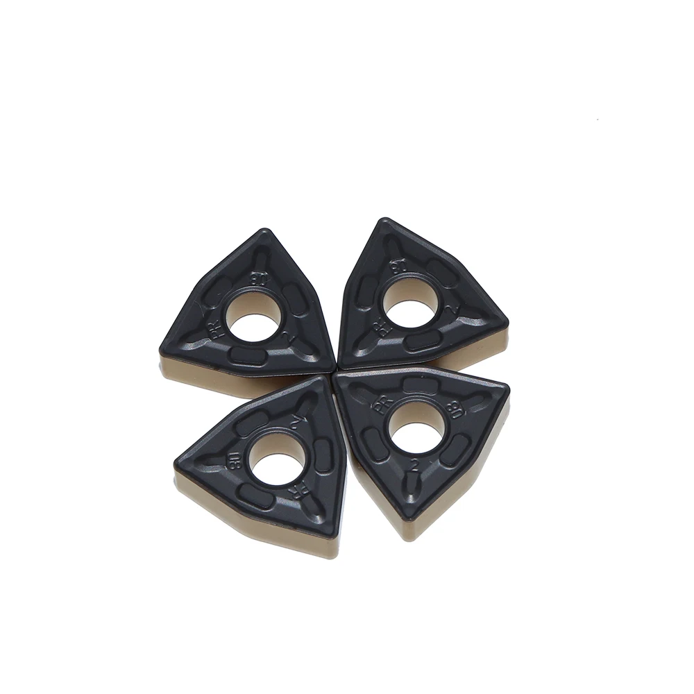 10 pz inserti in metallo duro WNMG080408-PR PC4225 di alta qualità WNMG08 CNC utensili per tornitura esterna utensili per tornio in metallo accessori per il taglio