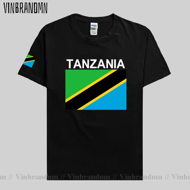 Tanzania Tanzanian mens t shirts 2021 jersey nation team 100% cotton t-shirt gyms clothing top tees country sporting TZA Swahili