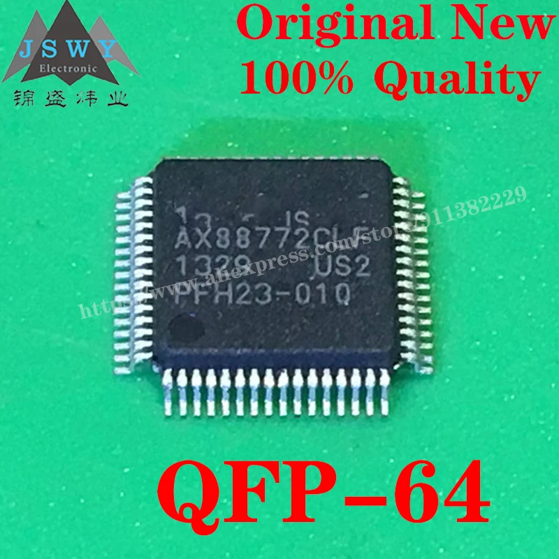 AX88772CLF QPF-64 Semiconductor 8-bit Microcontroller -MCU IC Chip with the for module arduino nano Free Shipping AX88772CLF