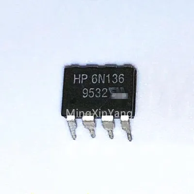 Chip ic circuito integrado dip8 5 peças 6n136 hp6n136