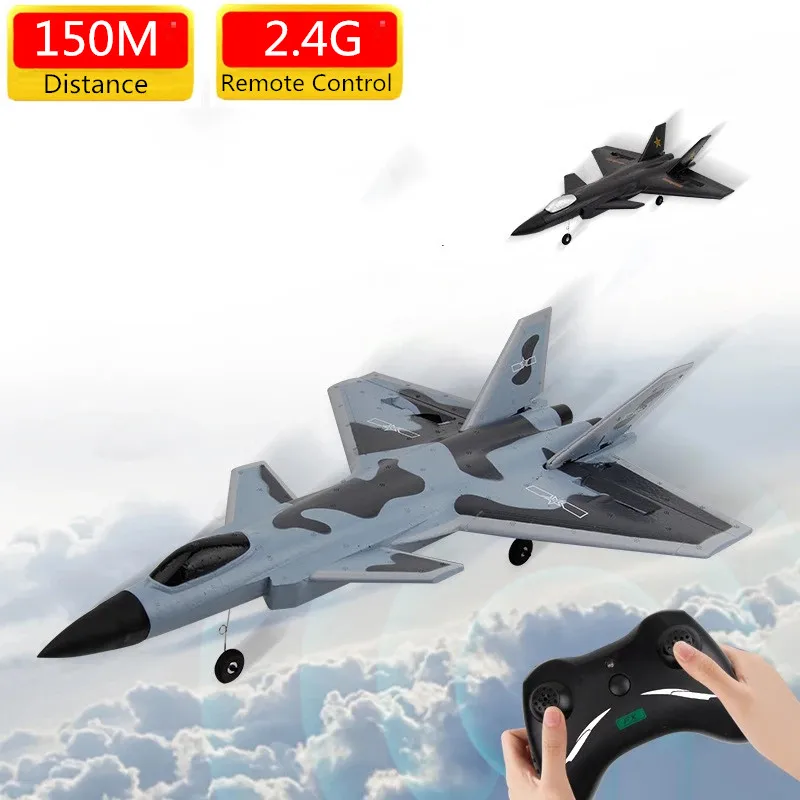 

45CM Large RC Plane Toy 2.4G Fixed Wing Airplane Glider EPP Material Remote Control Aircraft Fighter Battle 150M Distance Plane