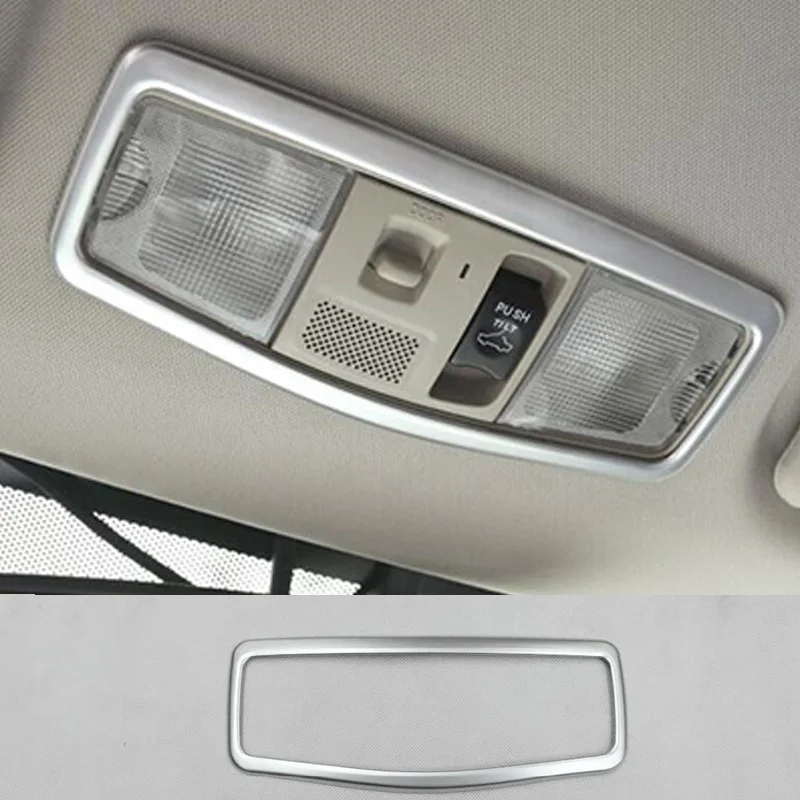 

ABS Chrome For Mitsubishi Outlander 2015 2016 2017 Accessories Car Front Reading Lampshade Read Light Panel Frame Cover Trim