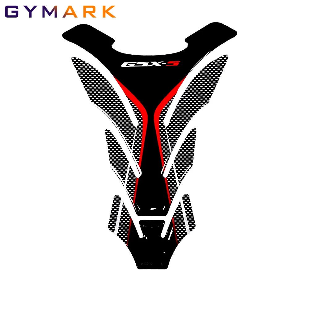 For Suzuki GSX-S750 GSX-S1000 GSX-S1000F Motorcycle Accessories 3D Carbon Fiber Fuel Tank Pad Protection Sticker Fuel Tank Decal