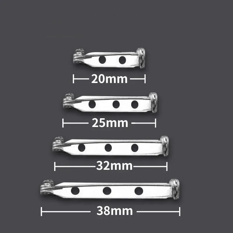 เข็มกลัด Lock Tie Pins ทำด้วยมือ DIY อุปกรณ์เสริมผม Corsage Pins ความปลอดภัย Pin ประกันสไตล์กระดาษคลิปสามารถเย็บกาว