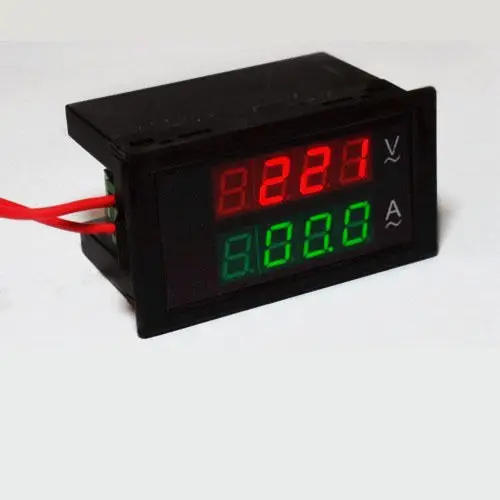 CA 300V/450V 100A doble Digital LED amperios voltímetro voltaje corriente + CT 110V 120V 220V