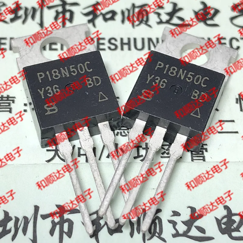 Original New / 5pcs / P18N50C SIHP18N50C  TO-220 500V 18A