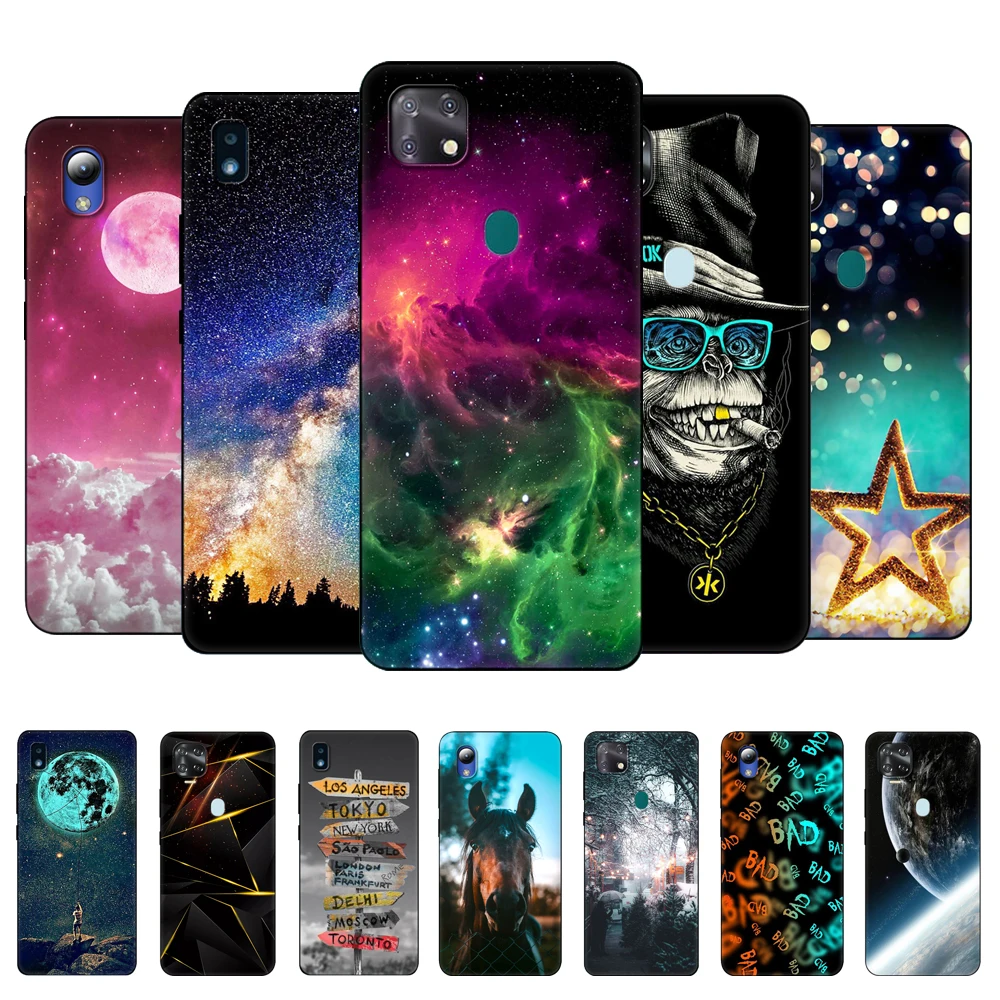 For ZTE Blade 20 Smart Case Back Cover For ZTE Blade L8 Case ZTE Axon 11 SE 5G Phone Case black tpu case