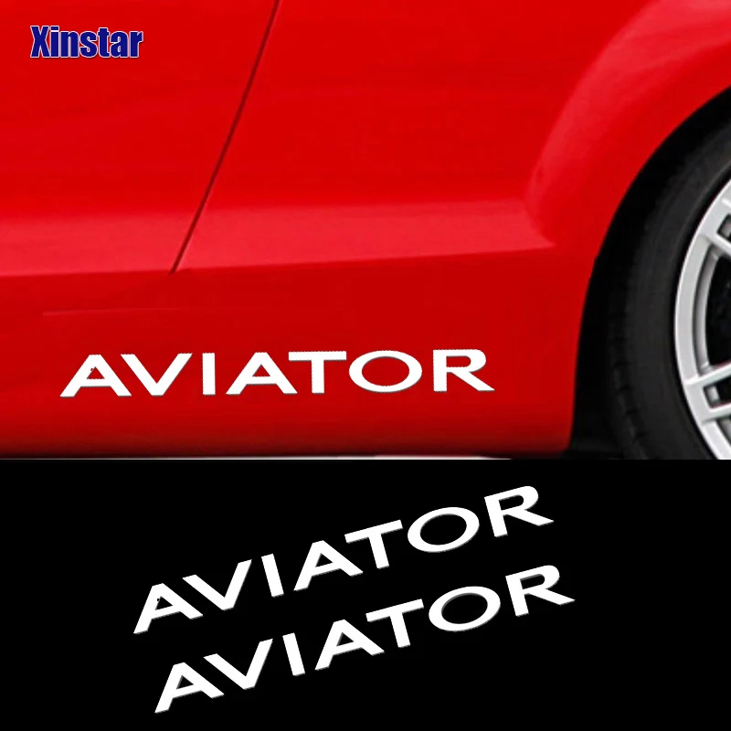 2pcs Car Body Sticker For Lincoln AVIATOR CONTINENTAL NAVIGATOR MKC MKS MKT MKX MKZ Auto Accessories