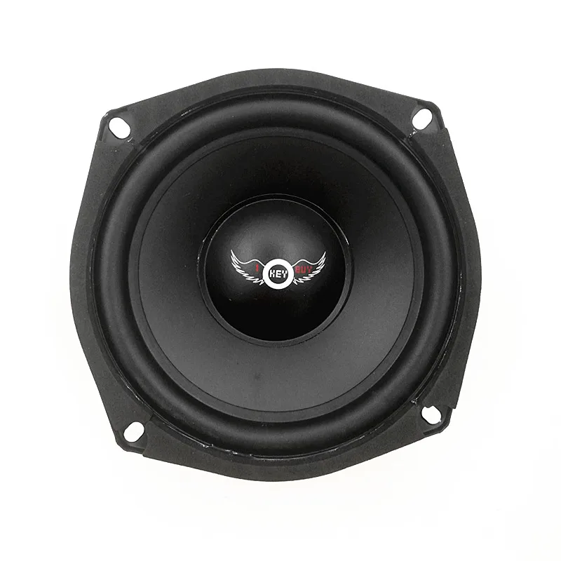 2 PCS 5 inch Car Audio Speaker Full Range 150W 4Ohm With Silk Film Dome Tweeter Speakers IKEY BUY Rubber Edge Surround Midrange