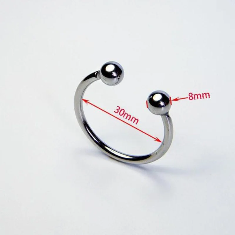 25/28/30/35/40mm Penis Ring Head Glans Stimulating Stainless Steel Penis Ring for Men Male Penis Enlargement Erection Cock Rings