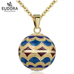 Eudora Original Harmony ball Pendant Pregnancy Bola Ball Enamel Craft Necklace Pine cone design Ball Jewelry pregnancy mom gift