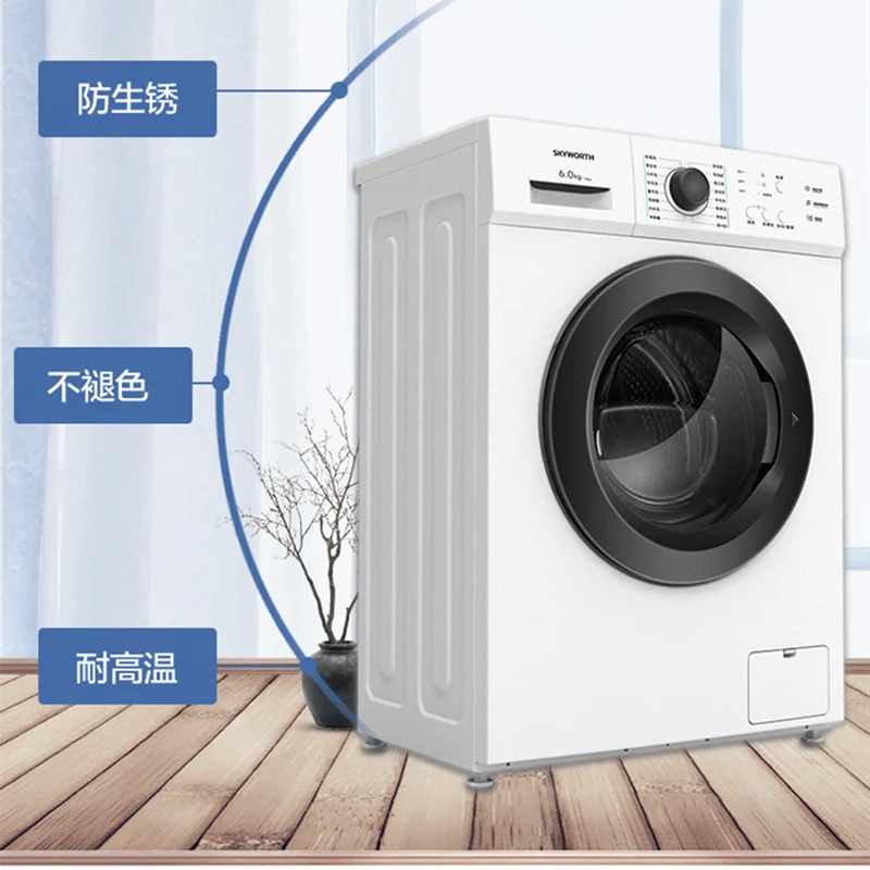 6k'g Front Loading Washing Machine Full-automatic Ultra-thin Embedded Heat with HighTemperature Destroy Hazardous Substance F60A