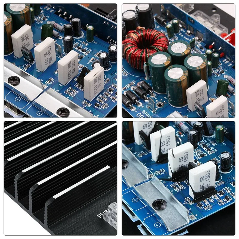 12V 1500W Car Audio Power Amplifier Subwoofer Powerful Bass Car Amplifier Board DIY Amp Board for Auto Car Player