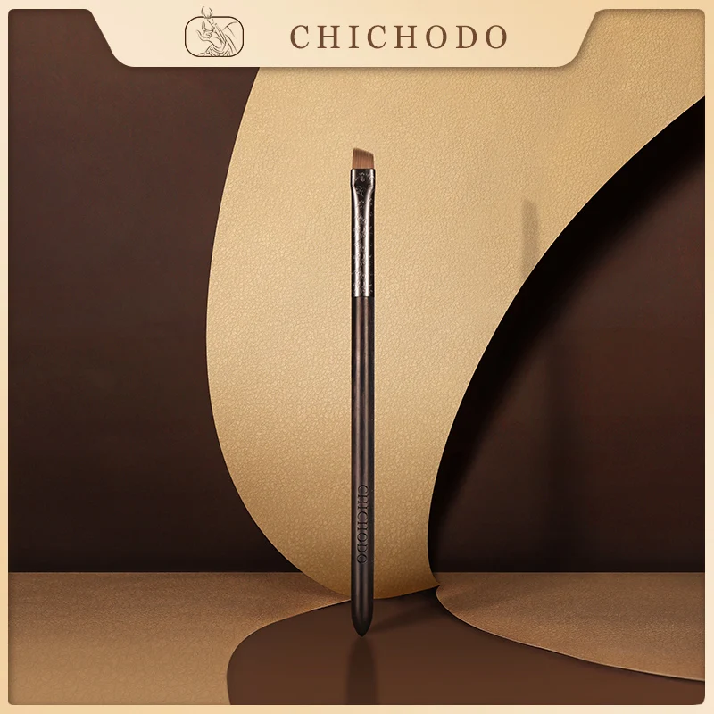 

CHICHODO Makeup Brush-Luxurious Carved Ebony Series-synthetic Hair Eyebrow Brush-Cosmetic tool&make up pen&beauty-E115