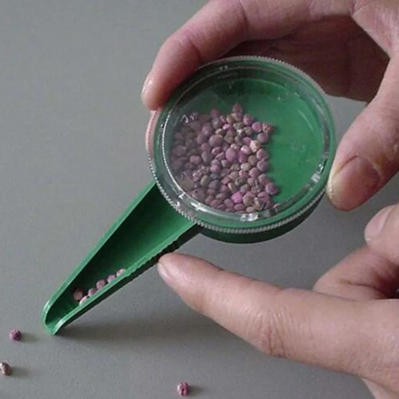 Sembradora de semillas, suministros de jardinería, difusores de semillas de vegetales, plantas y flores de mano