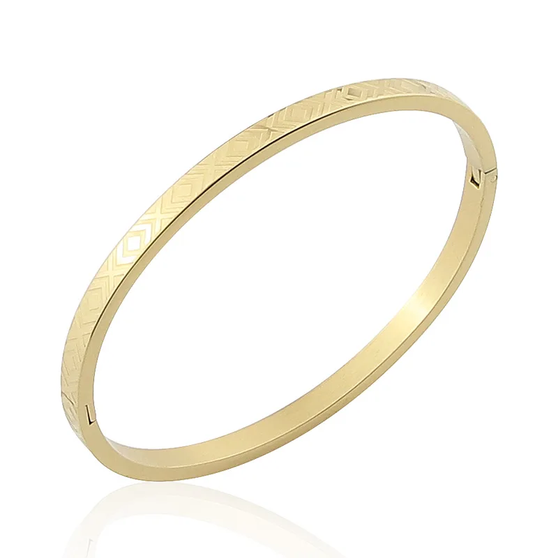Best-selling Jewelry 4MM Stainless Steel Geometric Bracelet Parent-child Series Ladies Love Bracelet Party Gift Wholesale