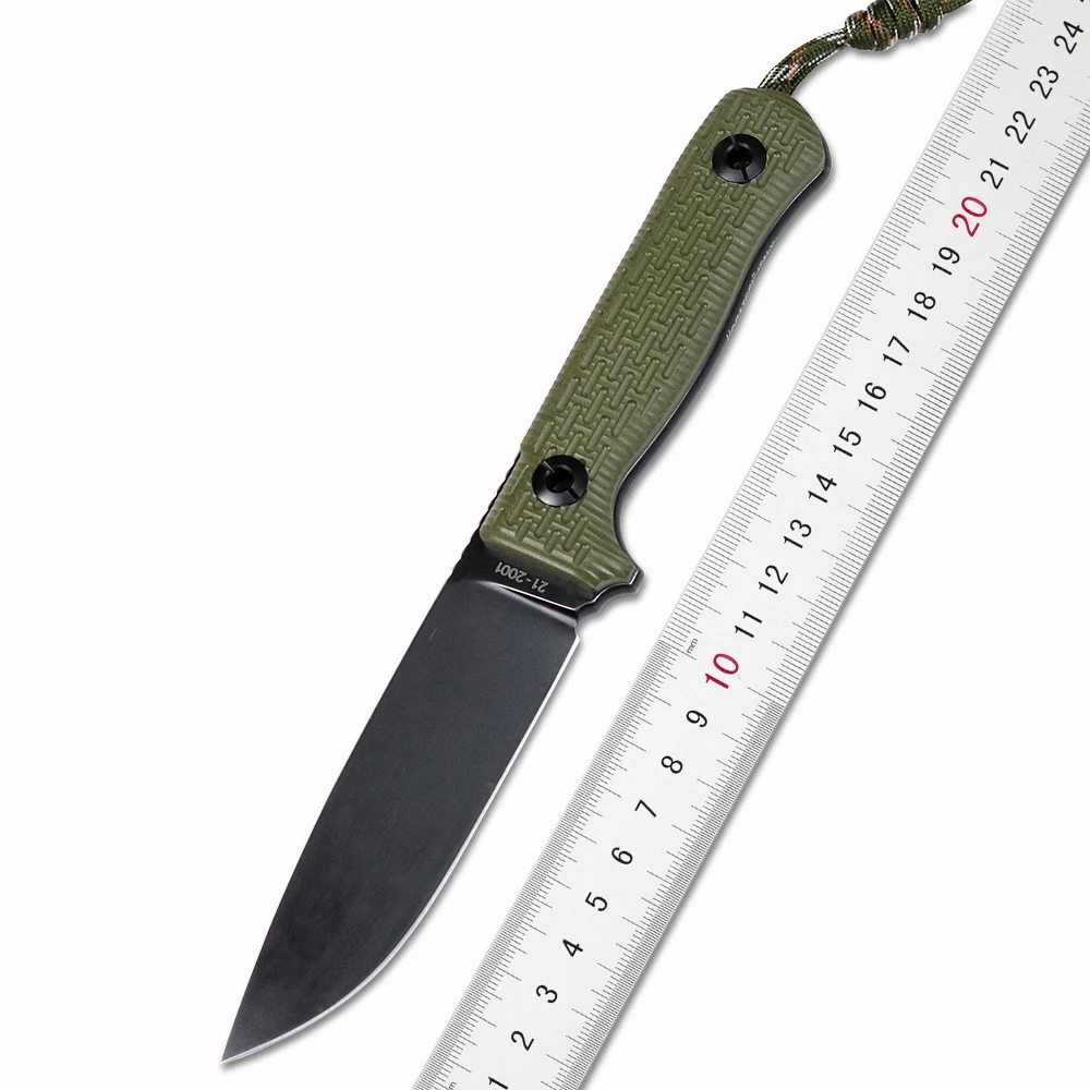 POHL integrated knife Niolox blade G10 handle with scabbard outdoor camping woodworking garden multi-function hunting tool