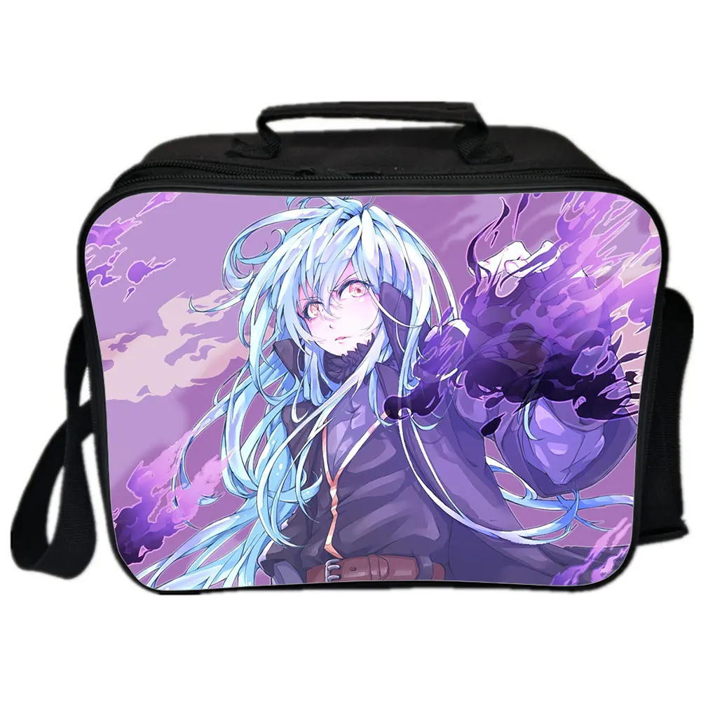 That Time I Got Reincarnated as a Slime Bag Camping Shoulder Bag Handbags Portable Canvas Keep warm Lunch Bags For Women Mochila