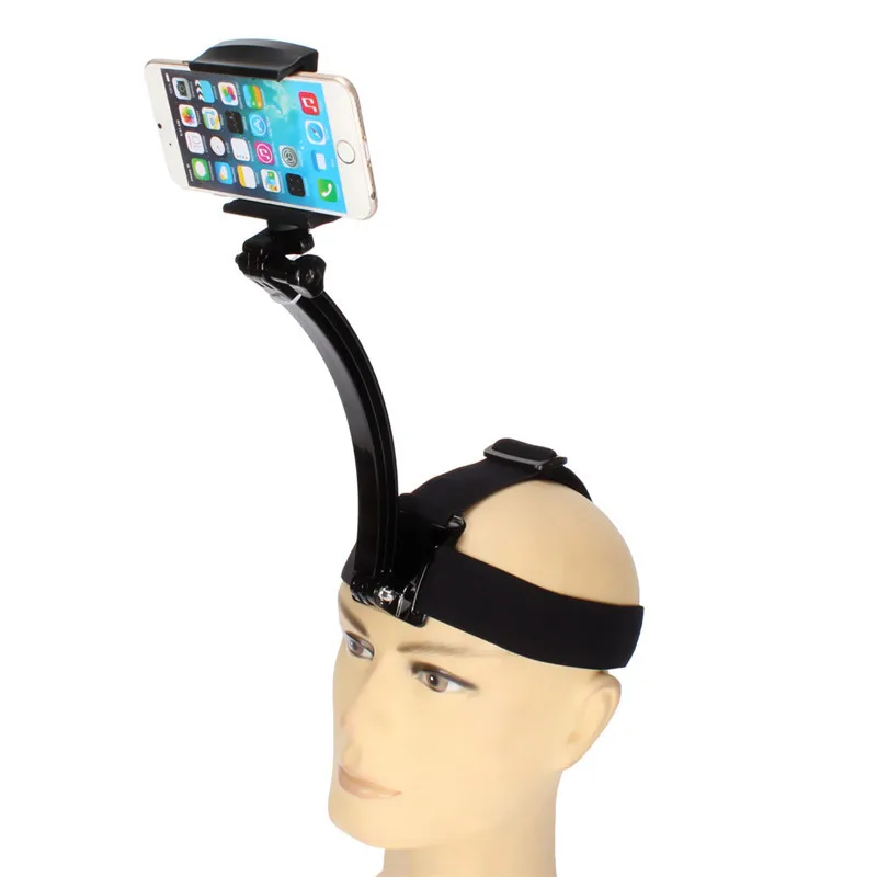 Phone Head Mount Smartphone Strap for Vlog Recording Mobile Phone Holder Outdoor Sports First-person View Video for Iphone