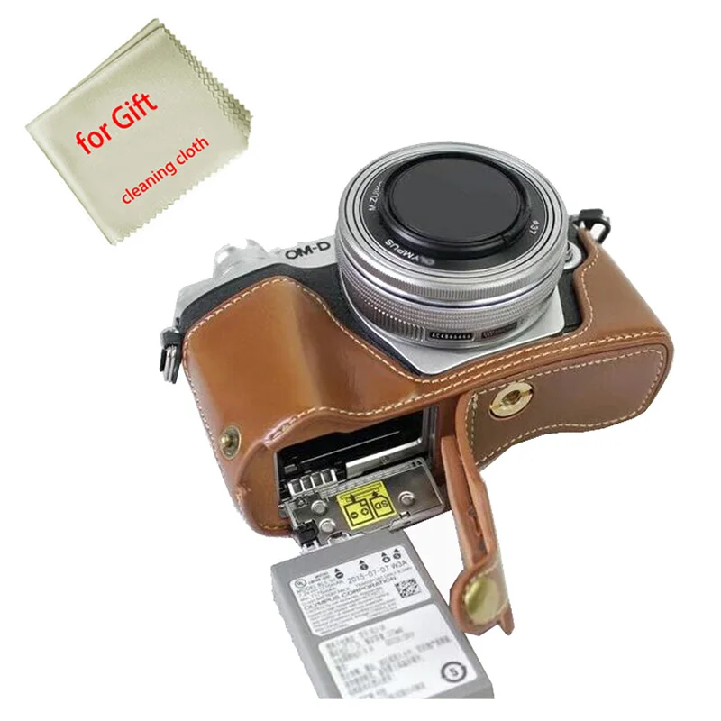 Женская задняя крышка для фотоаппарата Olympus из искусственной кожи EM10III чехол Mark III EM10 III