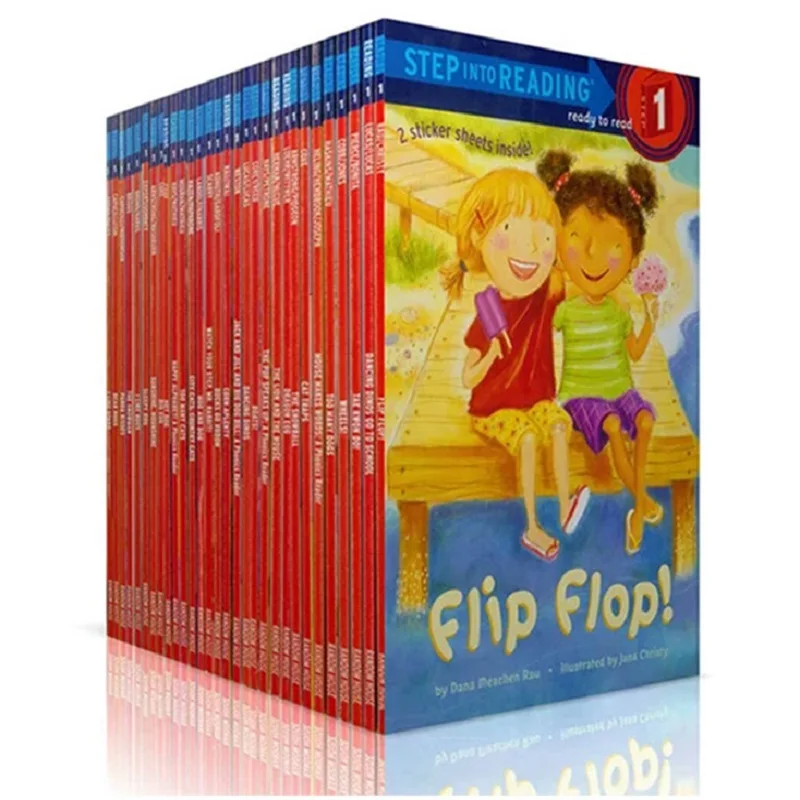 11 Books 4-12 year Step into Reading grade 5 Children's English Learning textbook early education book english Picture Books