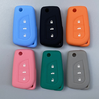 Siliconecar key cover case shell skin for Toyota Corolla Auris Reiz Avensis Verso Yaris Aygo Rav4 Scion TC IM 3 button Key