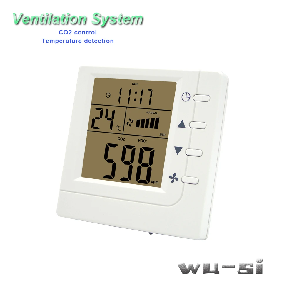 Indoor air quality monitor CO2 regulator with RS485