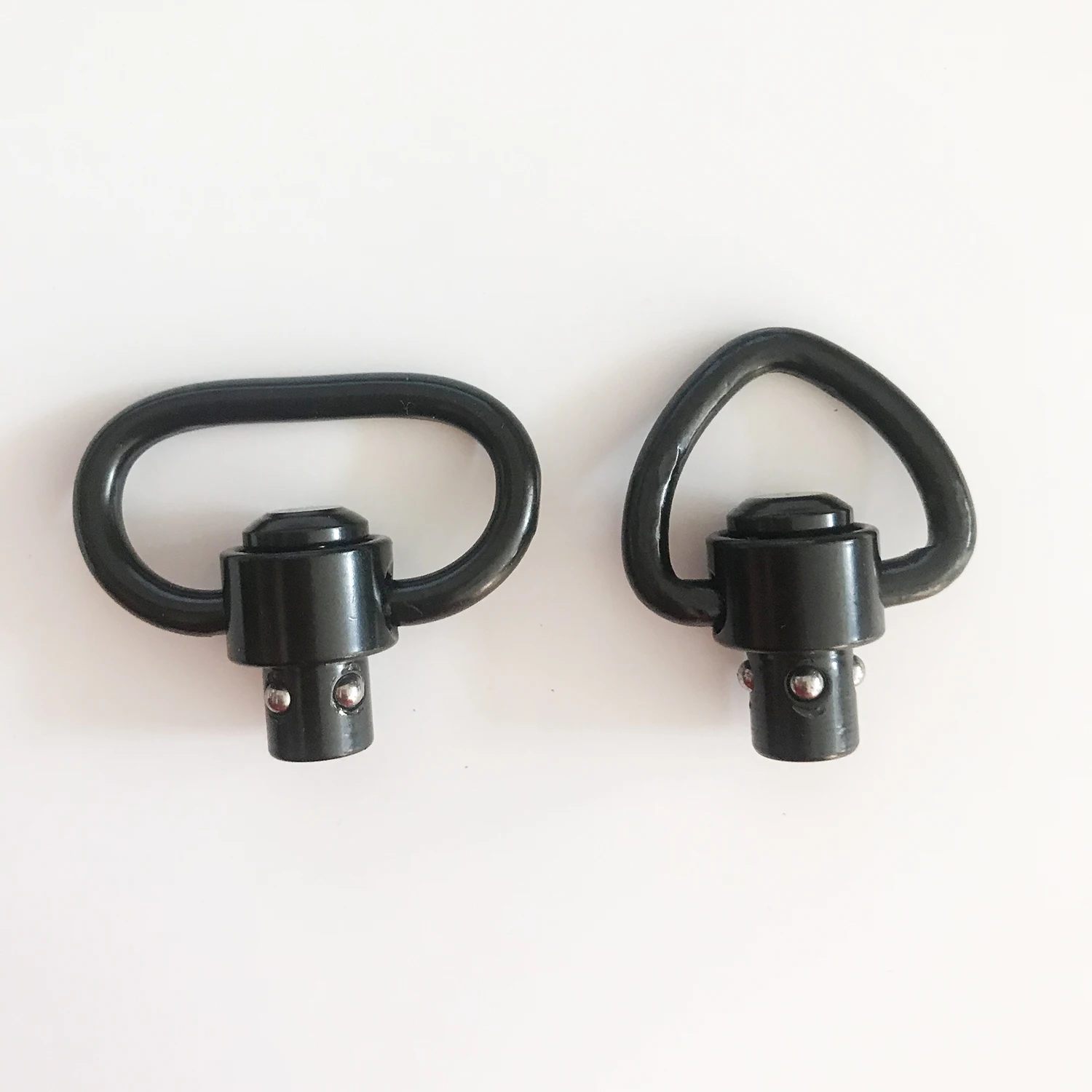 2pcs AR 15 טקטי QD 1.25 רולר קלע מתאם כפול נקודה אחת רצועת קלע סיבוב הר קבוע אבזם עבור ציד airsoft