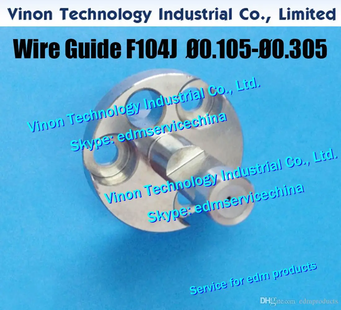 Imagem -04 - Guia F104 do Fio de Ø0.255 mm A2908032-x736 Edm j Mais Baixo para Fanuc t v Guia Inferior d = 0.255 mm A290.8032.x736 da Série de w A2908032x736