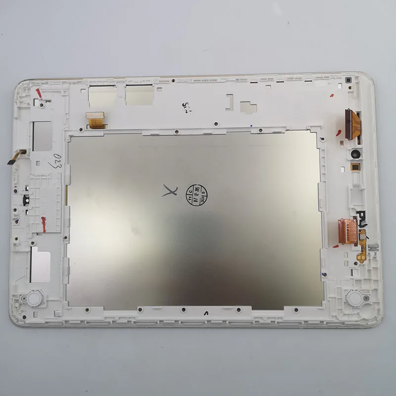 Imagem -02 - Lcd para Samsung Galaxy Tab a 9.7 P550 Sm-p550 Display Touch Screen Digitalizador Sensores Painel de Montagem com Moldura Branco Sm-p555