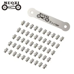 MUQZI 50PCS MTB Road Bike Pedal Screw Pedals Skid-proof Bolts Studs Pin Pedales Parts Accessories