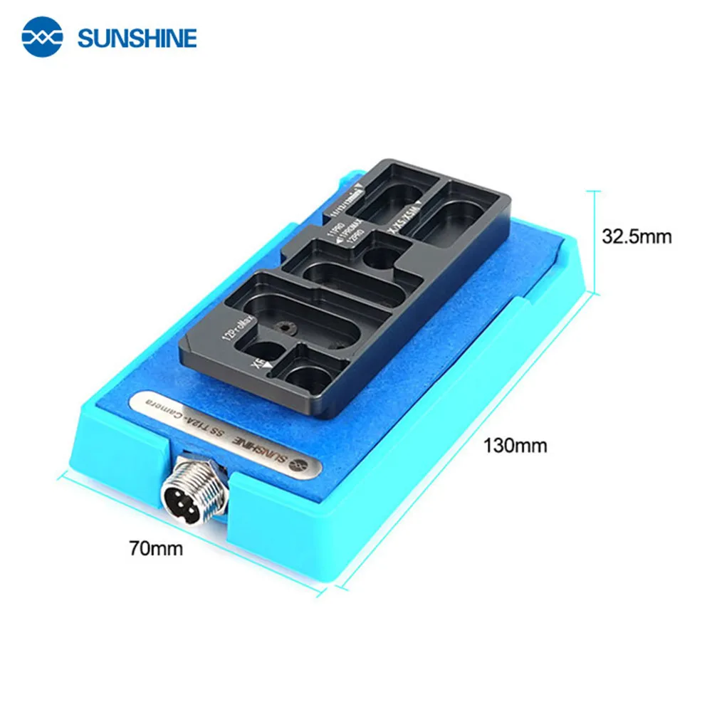 

Sunshine SS-T12A-Camera Repair Heater Desoldering station For IP 12mini 12 11 Pro Max XS X XR for Camera Disassembly Repair