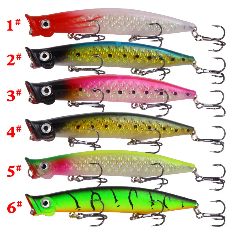 Popper Fishing Lures Topwater Lure Weights 13g Trolls Saltwater Lures Poppers Top Water Lure Fishing Trolling Saltwater Lures