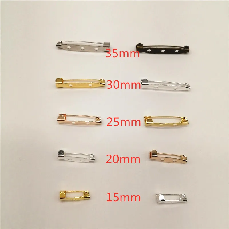 50-100pcs Argento/KC Oro Di Sicurezza Decorativo Spilli Spilla FAI DA TE Risultati Dei Monili di Sicurezza Spilli Per Distintivi e Simboli Gioielli