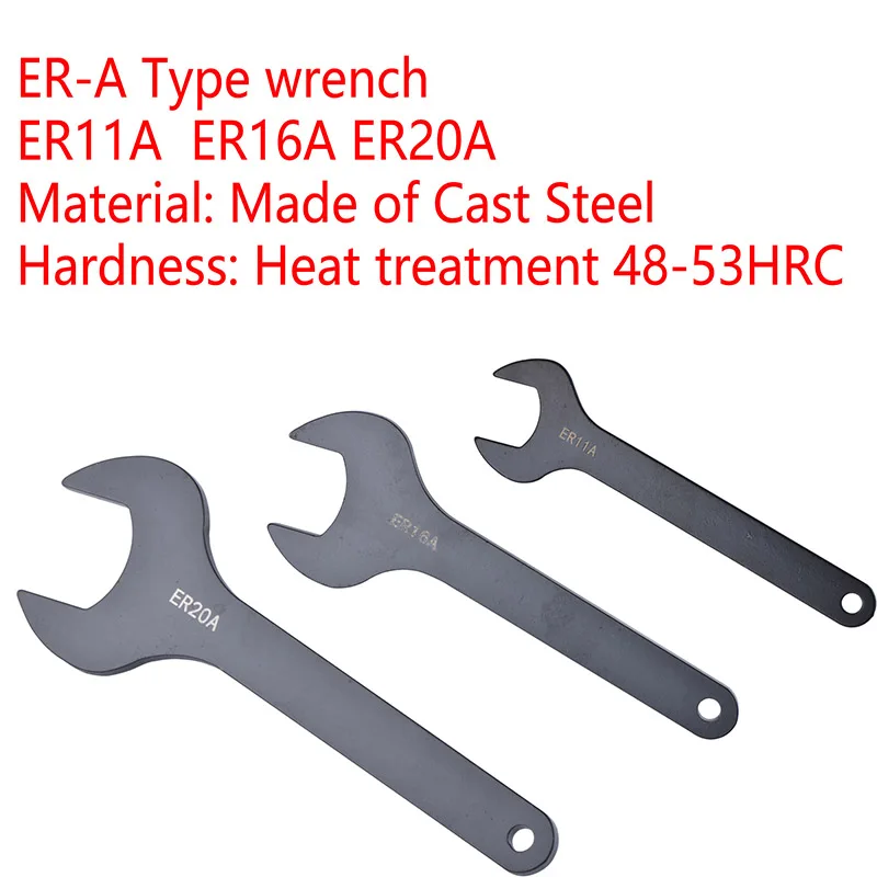 1pc ER Collet UM Type Wrench ER16 ER20 ER25 ER32 ER Spanner for ER Nut Collet Chuck Holder CNC Milling Tool Lathe Tools