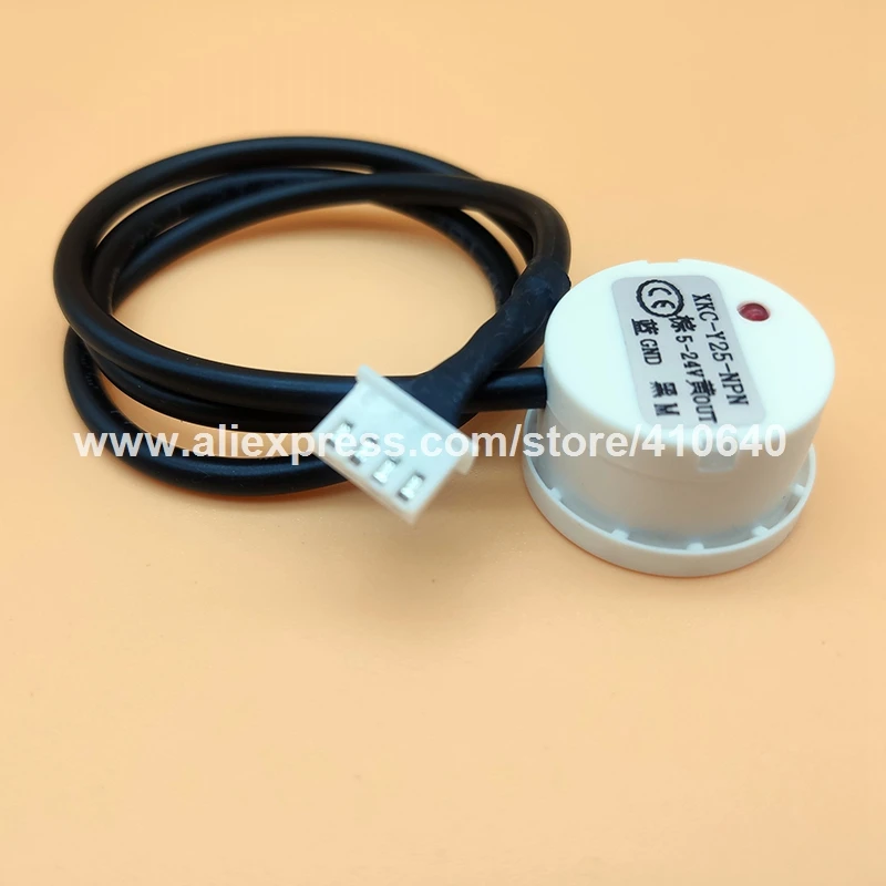 XKC-Y25-NPN Non Contact Adhering Type Water Level Sensor For Water Tank Water Tower or Tube Easy Install DC 5 to 24 V NPN Signal