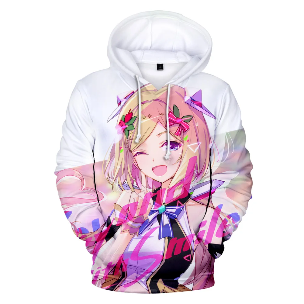 HOLOLIVE VTuber Aki Rosenthal 3D Print Fashion Fall Winer Suit Hoodies Sportswear Hooded Youthful Kawaii Women/Men The hooded