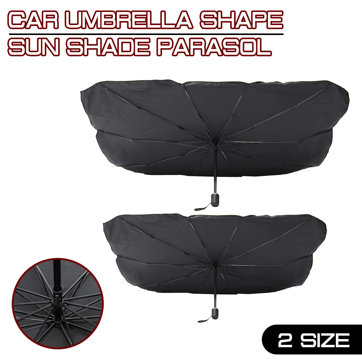 Car Sun Shade Umbrella Parasol Auto Front Window Sunshade Covers Anti UV Car Windshield Umbrella Car Sun Shade Cover