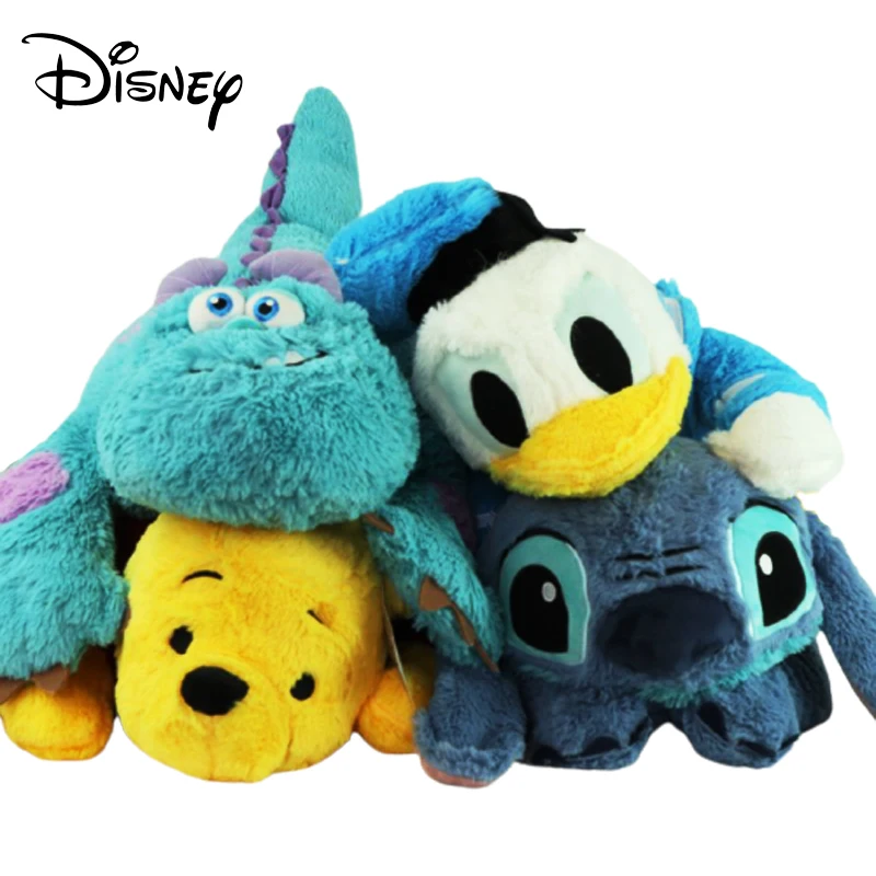 

60cm Disney Large Plush Toy Cartoon Stitch Winnie-the-pooh Donald Duck Stuffed Plush Doll Soft Pillow Toy For Children Xmas Gift