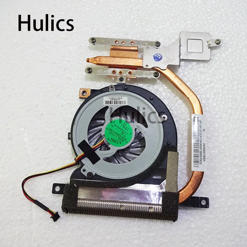 Hulics Used Laptop CPU Heatsink Cooling Fan For SONY MBX-247 MBX-248 SVE151J13L SVE151D12T SVE151C11T SVE151E11T 4XHK1HSN040