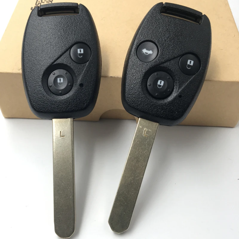 

New 2 Button/3 Button Car Keyless Go Remote Key Car Key 433Mhz with ID46 Chip for Honda CRV C-RV Jazz CITY Civic FIT Jazz HRV