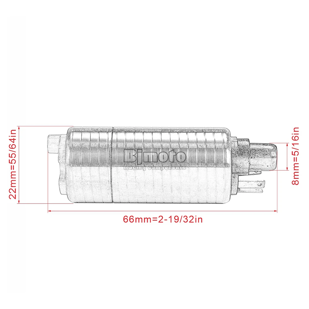 Motorrad-Benzinpumpe für Yamaha Cygnus x125 12V Niederdruck-Benzinpumpe – Detail 1