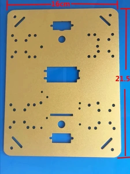 Metalowy Panel rama płyta dla robota cysterna podwozie Caterpillar Crawler zabawki zdalnie sterowane DIY zestaw deweloperski część Accesso