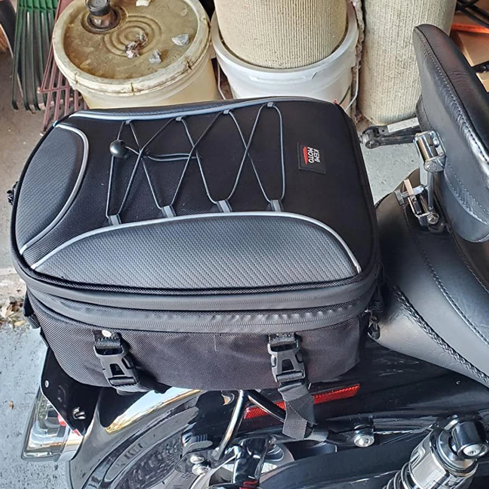 

R1200GS Motorcycle Tail Bag Rear Seat Backpack Multi-functional Storage Bag High Capacity Rider Waterproof For Yamaha MT09 MT07