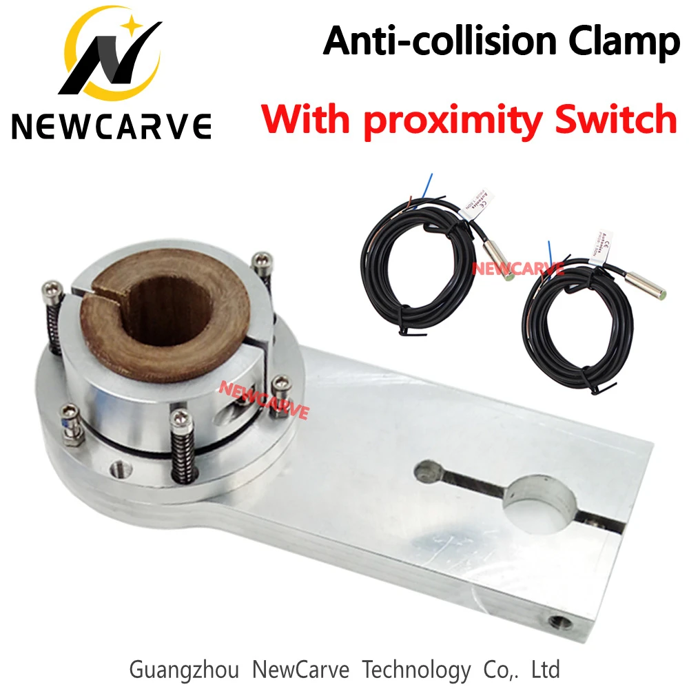 

Anti-collision Clamp 32mm with 2pcs proximity switch For Gantry And Desktop Cutting CNC Plasma Flame Cutting Machine NEWCARVE