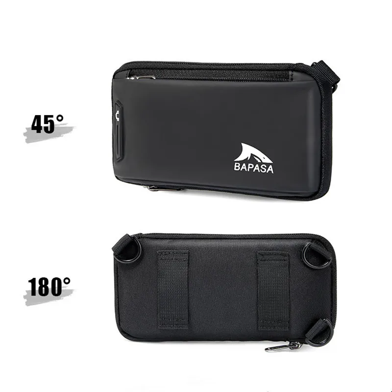 Male Waist Pack Phone Bags Waist Bag Men\'s Small chest bag Shoulder Crossbody Belt Bag back pack Waterproof Oxford cloth Male W