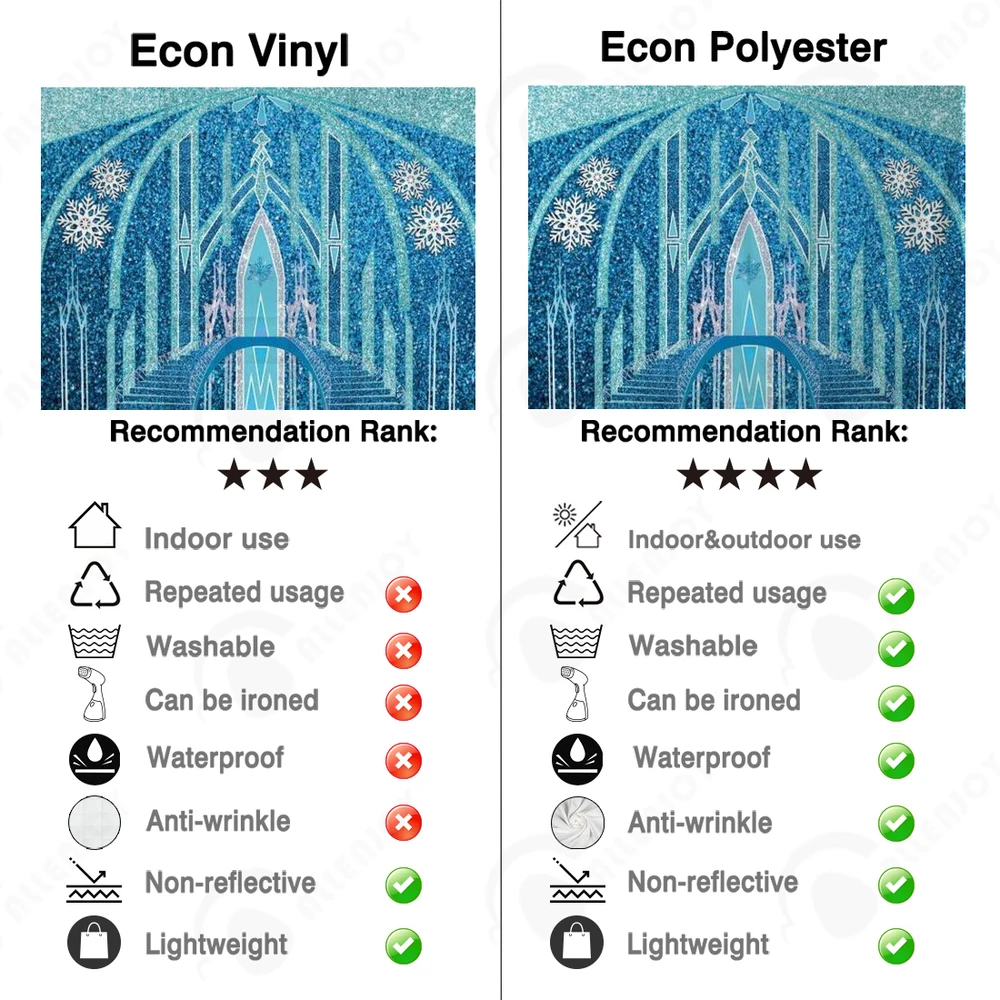 Funnytree المجمدة حفلة الشتاء القلعة استحمام الطفل خلفية ندفة الثلج عيد ميلاد الجليد بريق الاطفال فتاة الأميرة خلفية الصورة