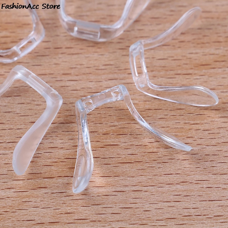 2 Pcs U Shape Silicone Anti-Slip Nose Pads Eyeglass Sunglasses Stick On Pad Eye Glasses 5 Styles